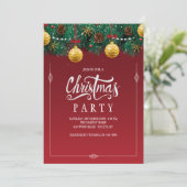 Uitnodiging voor feestelijke feestdagen (Staand voorkant)