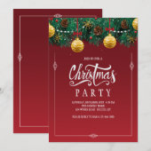 Uitnodiging voor feestelijke feestdagen (Voorkant / Achterkant)