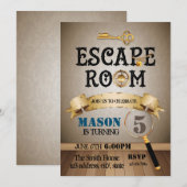 Uitnodiging voor feestelijke feestdagen (Voorkant / Achterkant)