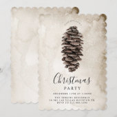 Uitnodiging voor feestelijke feestdagen in Roesti (Voorkant / Achterkant)