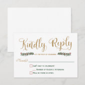 Uitnodiging voor feestelijke feestdagen Kerst Huwe (Voorkant / Achterkant)