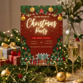 Uitnodiging voor feestelijke kerstparty