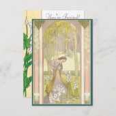 uitnodiging voor feestelijke kunst (Voorkant / Achterkant)