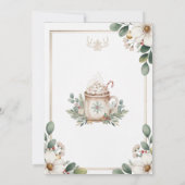 Uitnodiging voor Feestelijke VriendenKerst Feest U (Achterkant)