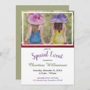 UITNODIGING VOOR FEESTJE OP DE RODE BANK IN HET PA