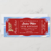 uitnodiging voor feestticket (Voorkant)