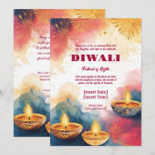 Uitnodiging voor Festival of Lights (Voorkant / Achterkant)