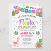 Uitnodiging voor Fiesta-verjaardagsfeest | Mexicaa (Voorkant)