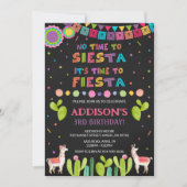 Uitnodiging voor Fiesta-verjaardagsfeest | Mexicaa (Voorkant)