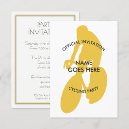  uitnodiging voor fietsen