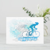 Uitnodiging voor fietsen (Staand voorkant)