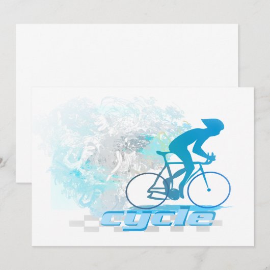 Uitnodiging voor fietsen (Voorkant / Achterkant)