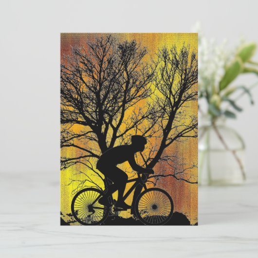 Uitnodiging voor fietsers (Staand voorkant)