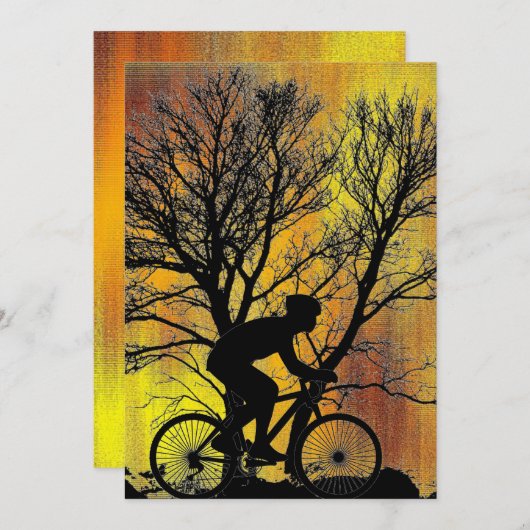 Uitnodiging voor fietsers (Voorkant / Achterkant)