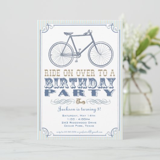  uitnodiging voor fietspartners (Staand voorkant)