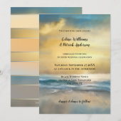 Uitnodiging voor fijne kunst met een schilderband (Voorkant / Achterkant)