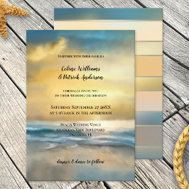 Uitnodiging voor fijne kunst met een schilderband