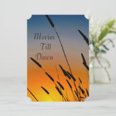 Uitnodiging voor film- en spelavond (Staand voorkant)