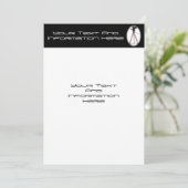 Uitnodiging voor filmcamera (Staand voorkant)