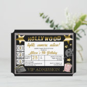 Uitnodiging voor filmfeestje (Staand voorkant)