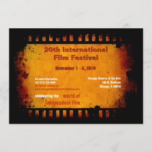 uitnodiging voor filmfestival