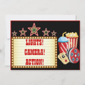 Uitnodiging voor filmliefdadigheidsfeest (Achterkant)