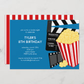 Uitnodiging voor filmliefdadigheidsfeest (Voorkant / Achterkant)