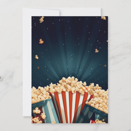 Uitnodiging voor filmliefdadigheidsfeest (Achterkant)