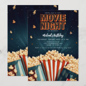 Uitnodiging voor filmliefdadigheidsfeest (Voorkant / Achterkant)