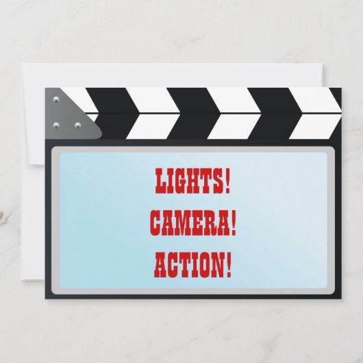 Uitnodiging voor filmliefdadigheidsfeest (Achterkant)