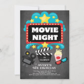 Uitnodiging voor filmliefdadigheidsfeest (Voorkant)