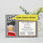 Uitnodiging voor filmliefdadigheidsfeest (Staand voorkant)