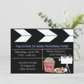 Uitnodiging voor filmliefdadigheidsfeest (Staand voorkant)