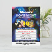 Uitnodiging voor filmliefdadigheidsfeest (Staand voorkant)