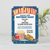 Uitnodiging voor filmliefdadigheidsfeest (Staand voorkant)