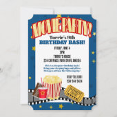 Uitnodiging voor filmliefdadigheidsfeest (Voorkant)