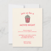 Uitnodiging voor filmliefdadigheidsfeest (Voorkant)