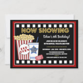 Uitnodiging voor filmliefdadigheidsfeest (Voorkant)