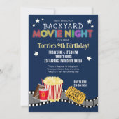 Uitnodiging voor filmliefdadigheidsfeest op aarde (Voorkant)