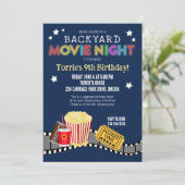 Uitnodiging voor filmliefdadigheidsfeest op aarde (Staand voorkant)