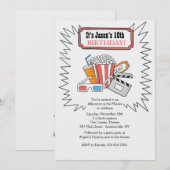 Uitnodiging voor films (Voorkant / Achterkant)