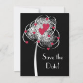 Uitnodiging voor 'Fireworks & Hearts Tree' om de d (Voorkant)