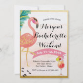 Uitnodiging voor Flamingo Meidenavak Itinerary (Voorkant)