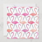 Uitnodiging voor Flamingo's Feestje (Achterkant)