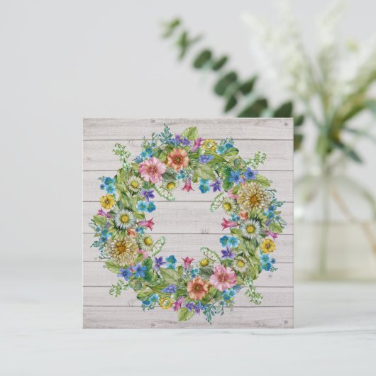  Uitnodiging voor flora en fauna (Staand voorkant)