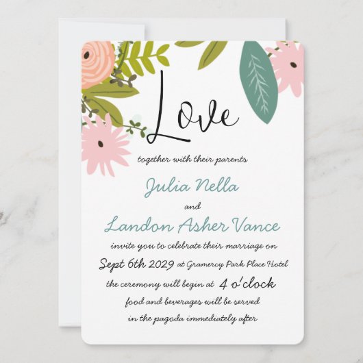 Uitnodiging voor flora en fauna (Voorkant)