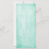  uitnodiging voor Floral en Leaves (Achterkant)