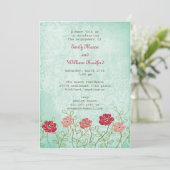 uitnodiging voor Floral en Leaves (5 x 7) (Staand voorkant)