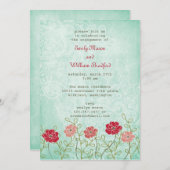 uitnodiging voor Floral en Leaves (5 x 7) (Voorkant / Achterkant)