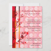 Uitnodiging voor Floral Wedding (Voorkant)